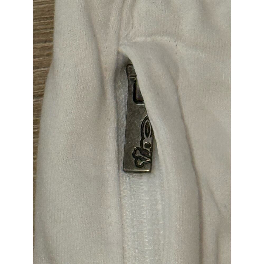 Psycho Bunny Wilkes Cotton Sweat Shorts Men’s Small White With Black Bunny Logo - Picture 3 of 9